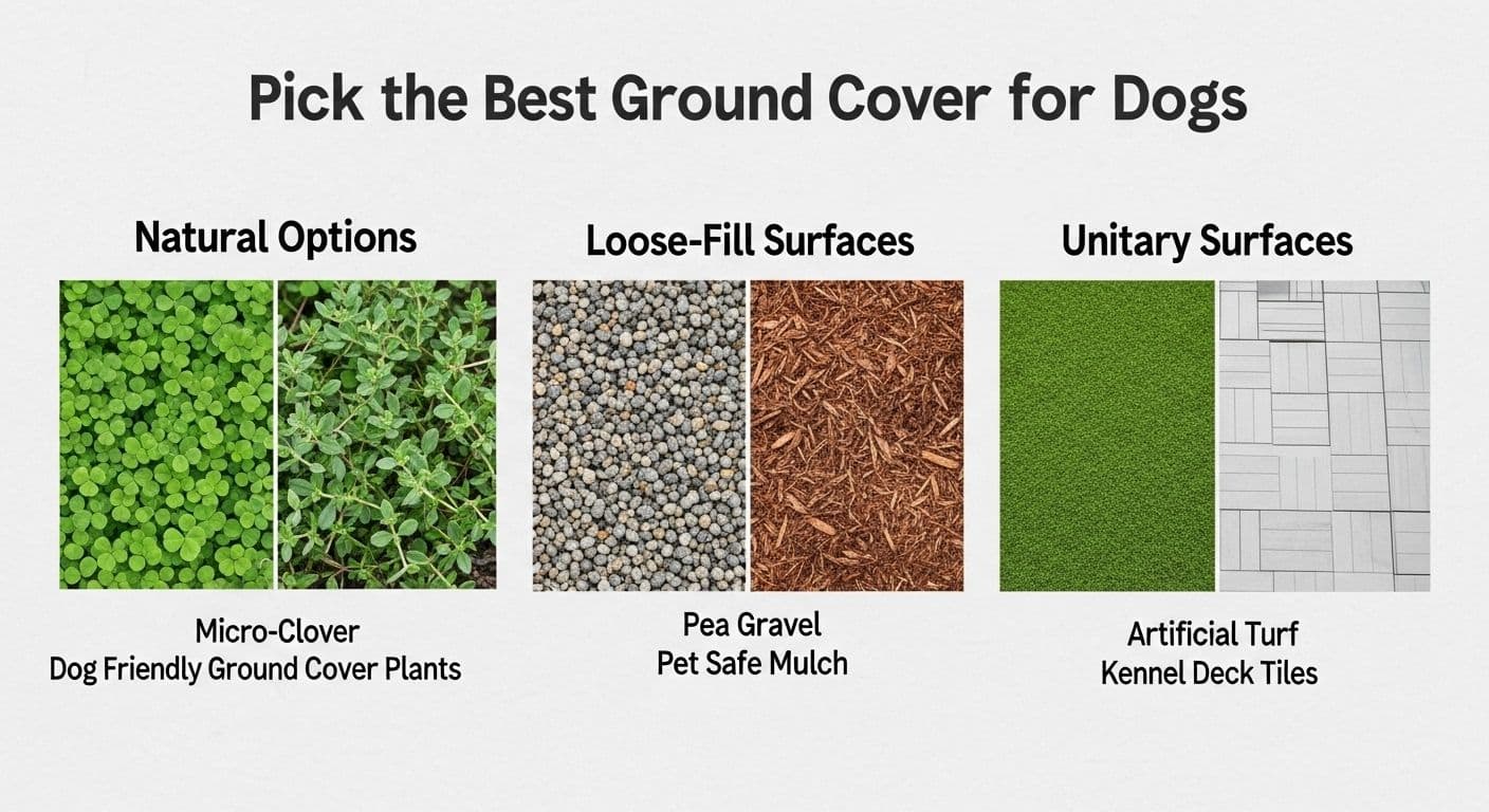 Pick the Best Ground Cover for Dogs