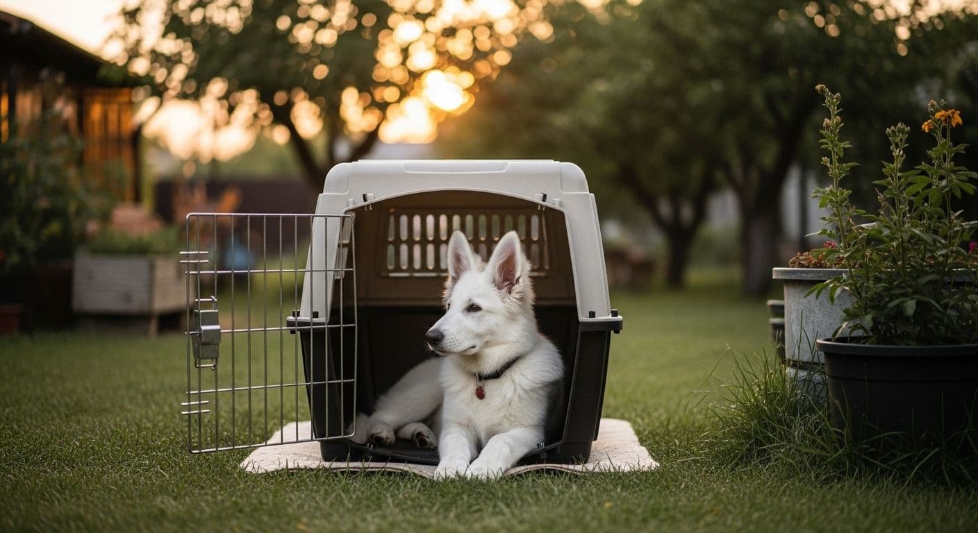 Train for Puppy Whining in Crate