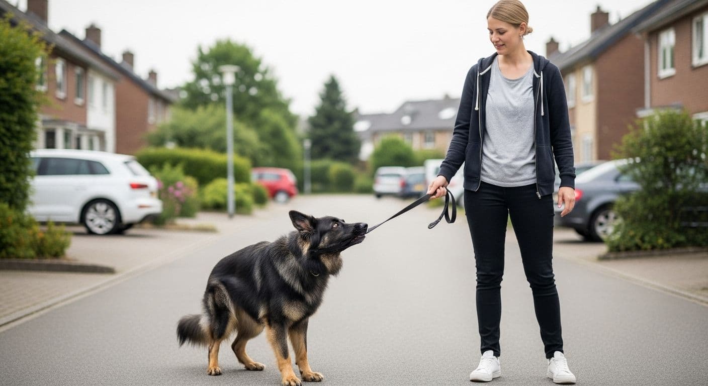 Why Dogs Tug and Bite the Leash on Walks