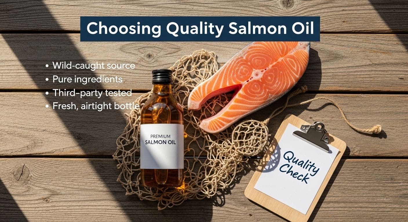 Choosing, Serving, and Storing Salmon Oil