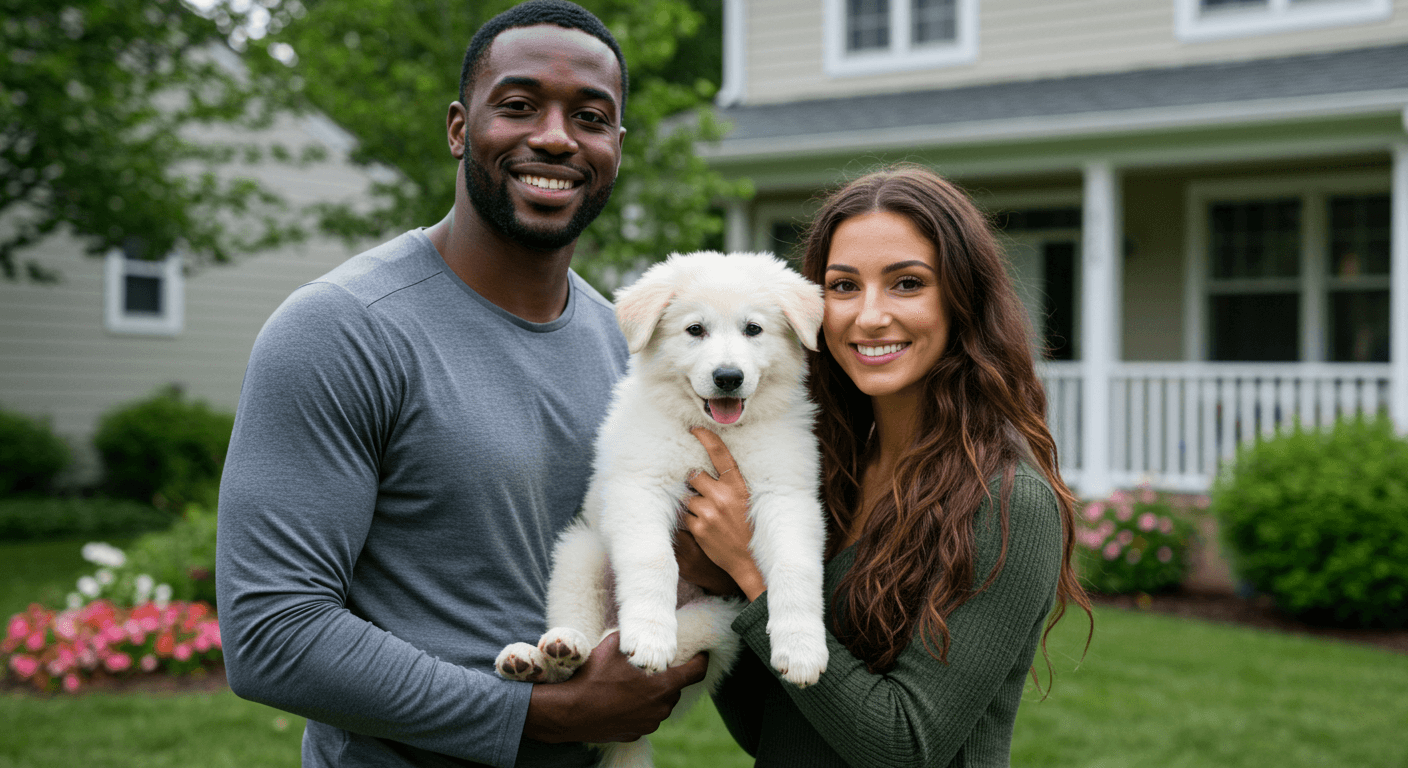 Bringing Home a White German Shepherd Puppy