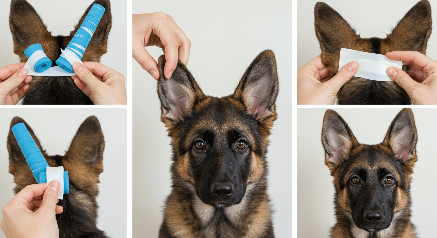 When and How to Use GSD Ear Taping Safely