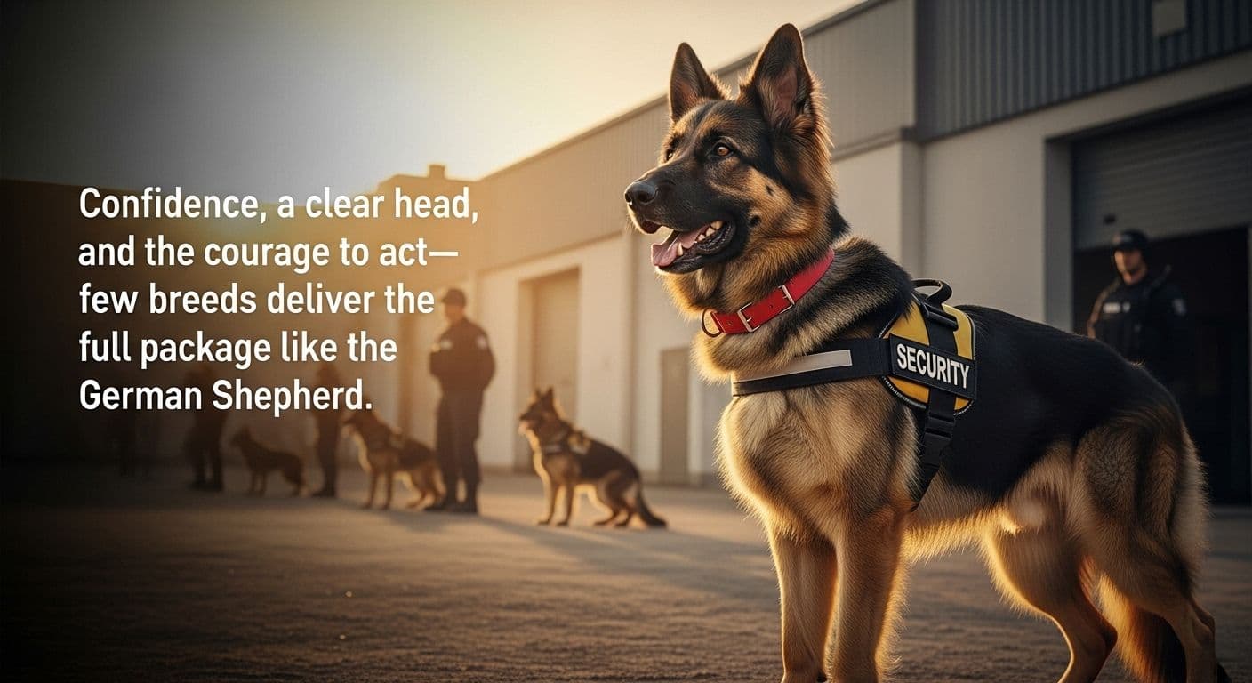 Why German Shepherds Excel at Security Work